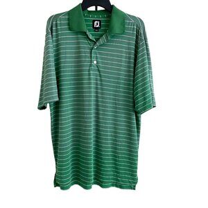 FJ Men Short Sleeve Pullover Golf Shirts Size M